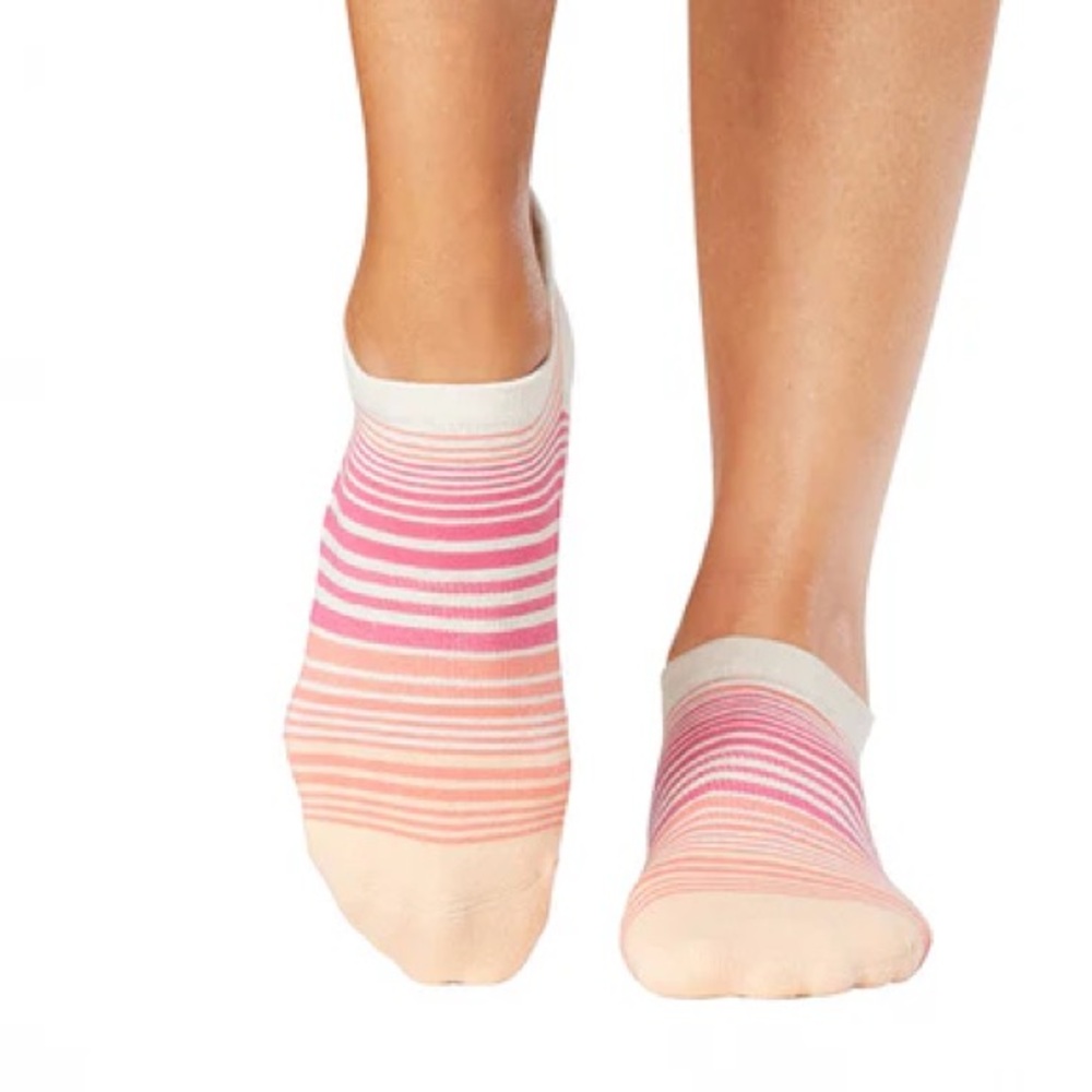 TAVI Noir Jess Grip Socks Pink Stripe
